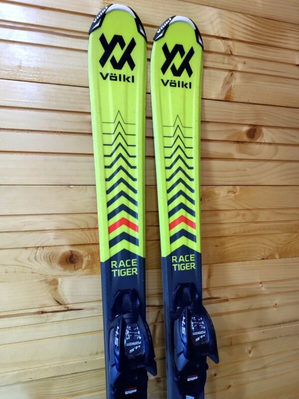 LYŽE VOLKL RACETIGER JR YELLOW 120CM